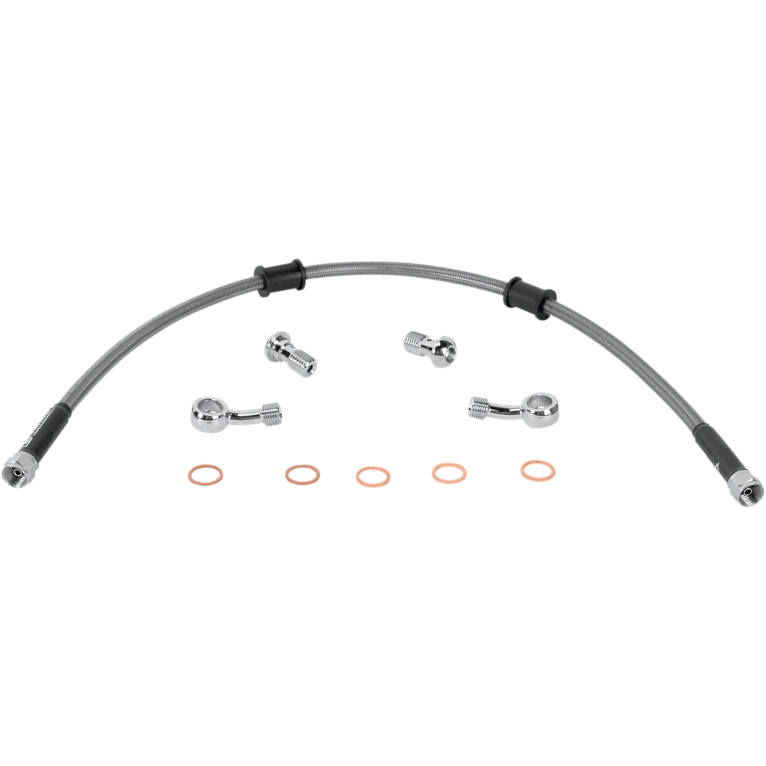 MOOSE RACING Brake Line Rear Stainless Steel KLR 650