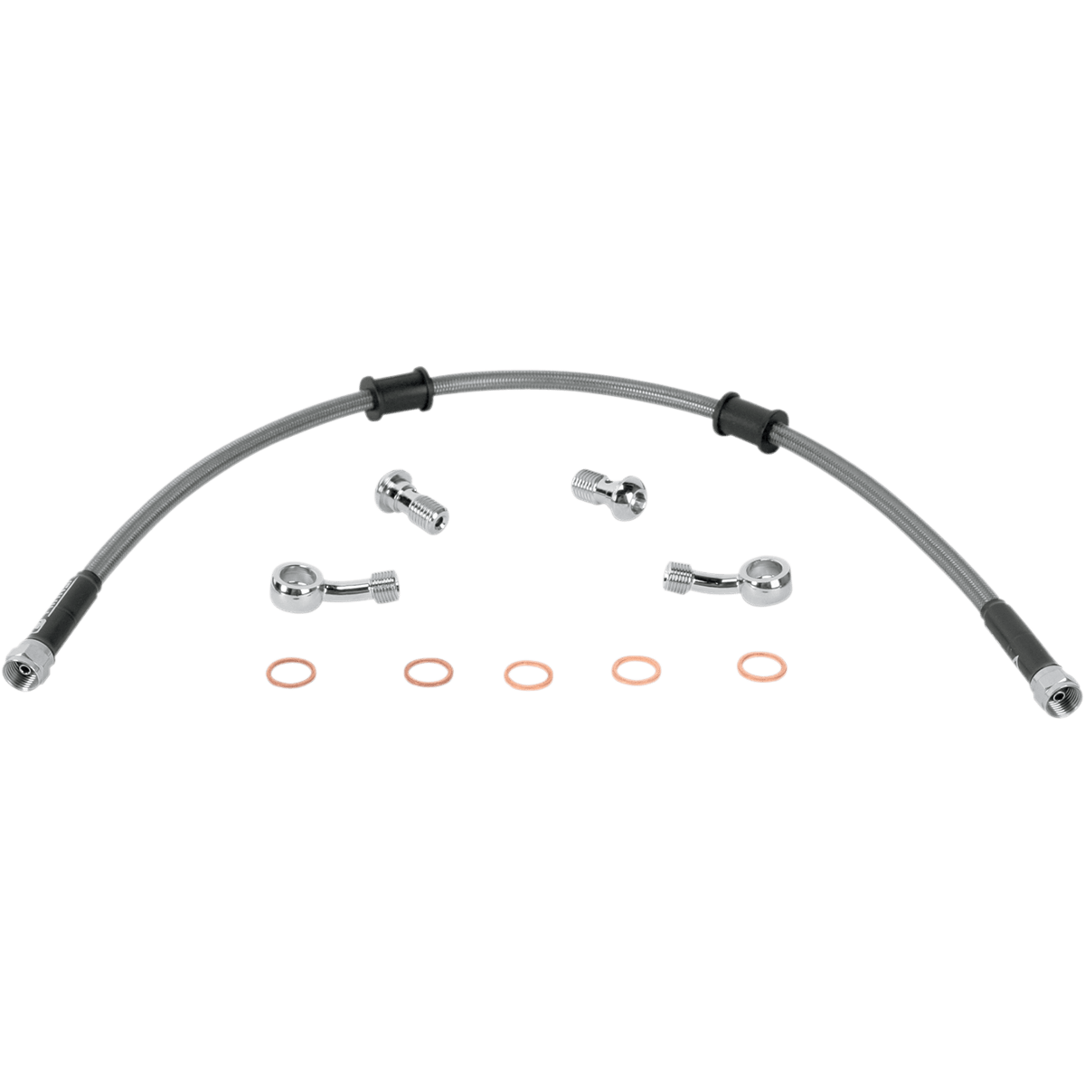 MOOSE RACING Brake Line Rear Stainless Steel KLR 650