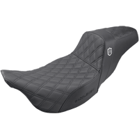 SADDLEMEN Pro Series SDC Performance Seat without Backrest Lattice Stitch '08 -'23 FL SC80807DB