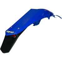 UFO Enduro Rear Fender with LED Light Reflex Blue