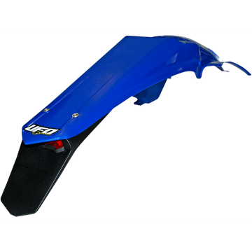 UFO Enduro Rear Fender with LED Light Reflex Blue