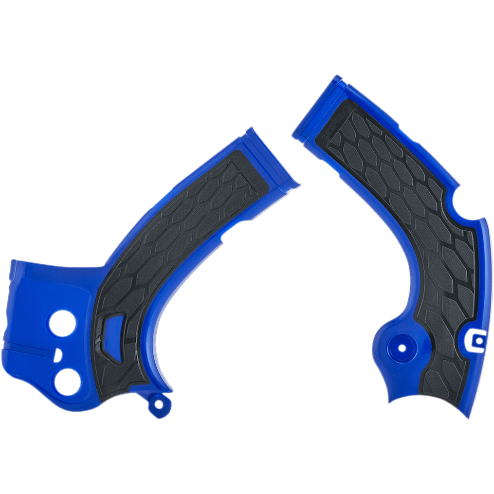 ACERBIS X-Grip Frame Guards Blue/Black YZ 250F/450F/WR250F/450F