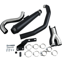 COBRA El Diablo Exhaust Black '88-'06 Softail 6485B