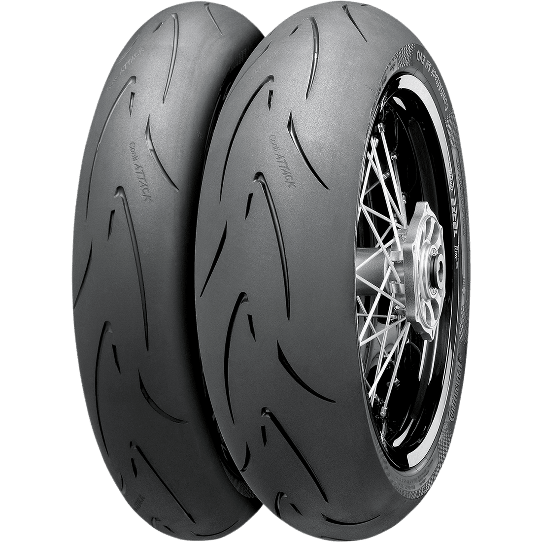 CONTINENTAL Tire ContiAttack SM Evo Front 120/70R17 58H 02445730000