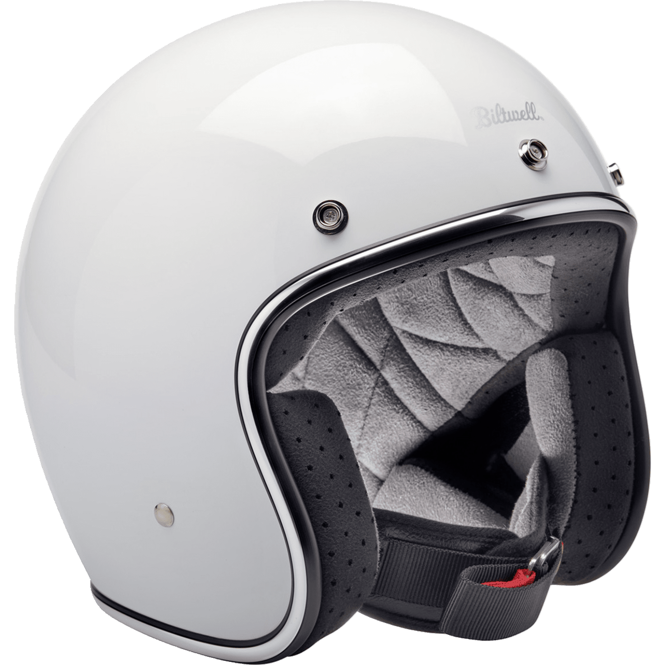 BILTWELL Bonanza Helmet Gloss White XS 1001164201