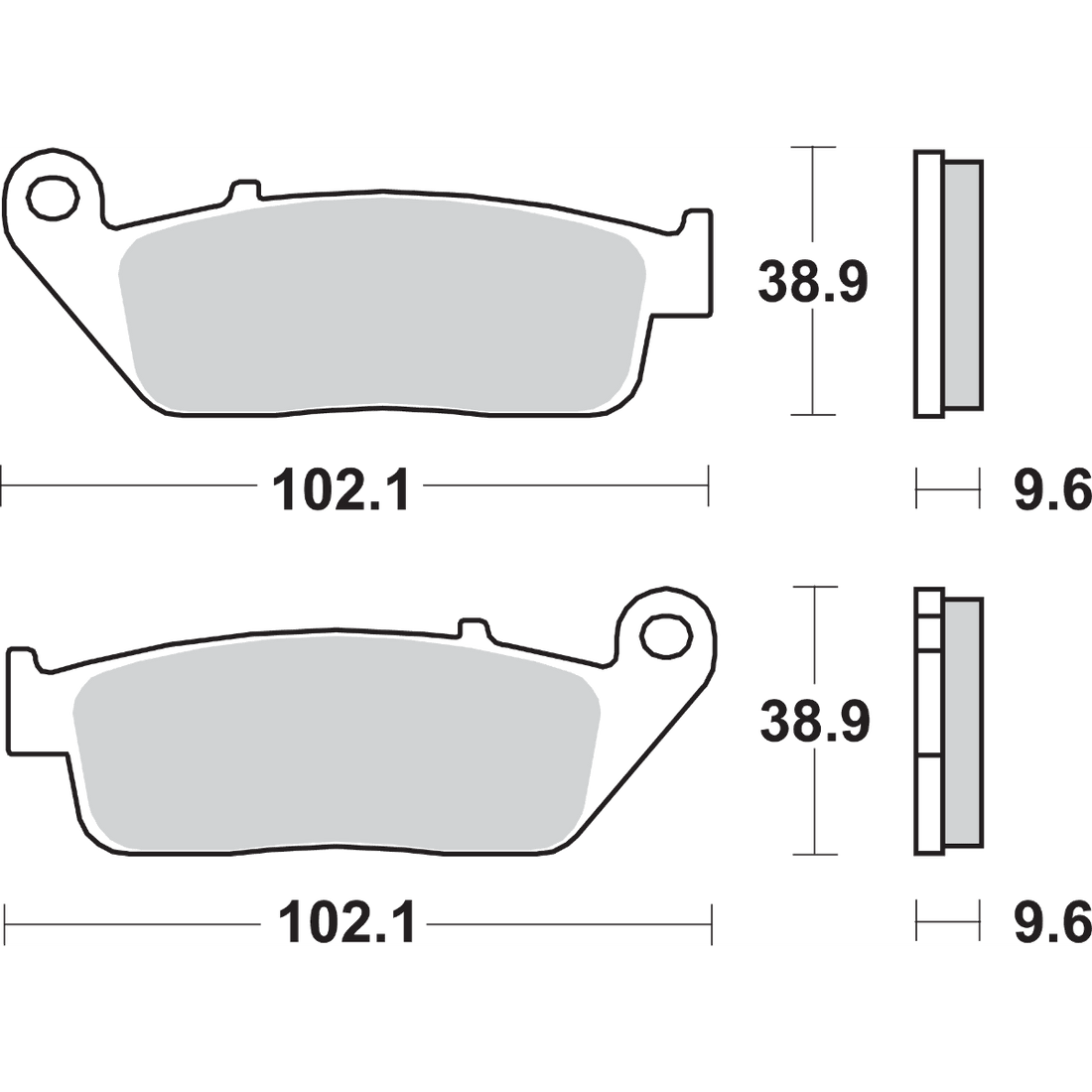 SBS LS Brake Pads Honda/Victory 630LS