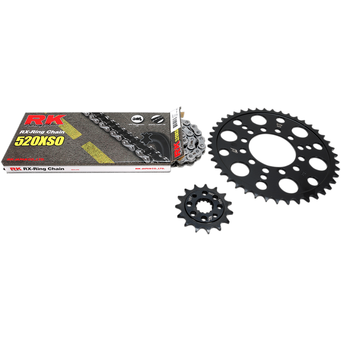 RK Chain Kit Natural Kawasaki ZX-6R '07-'18 2068079P