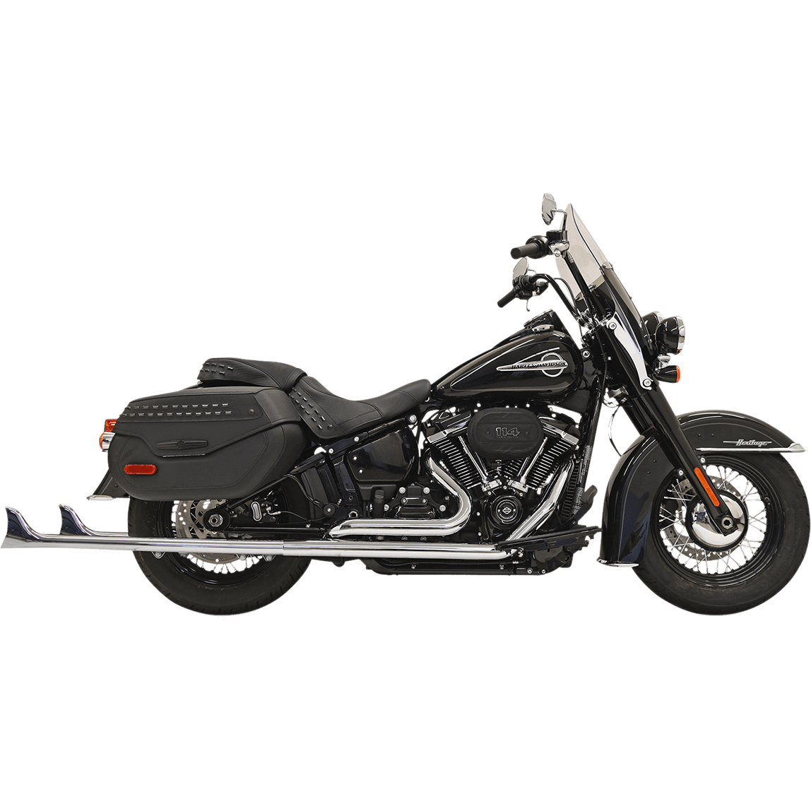 BASSANI XHAUST Fishtail Exhaust without Baffle 39" 1S76E39