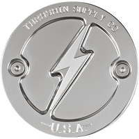 THRASHIN SUPPLY CO. Points Cover Dished Polished M8