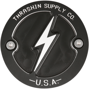 THRASHIN SUPPLY CO. Points Cover Dished Black M8