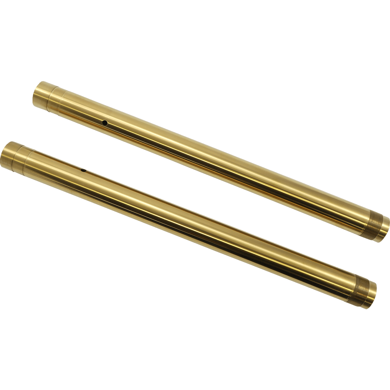 CUSTOM CYCLE ENGINEERING Inverted Fork Tubes Gold 43 mm Stock 710072