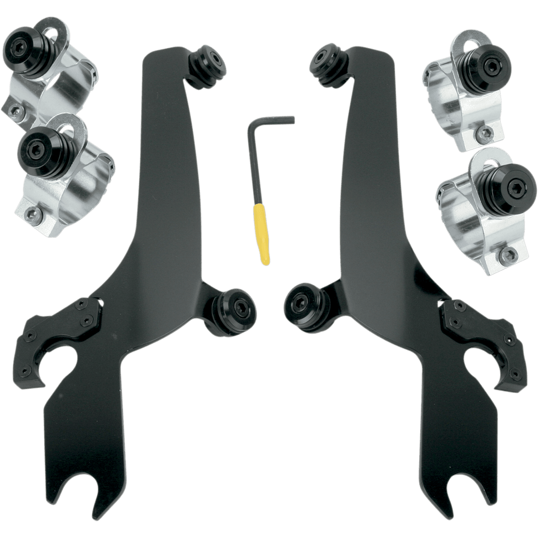 MEMPHIS SHADES Sportshield Trigger-Lock Mounting Kit Black Wide MEB8920