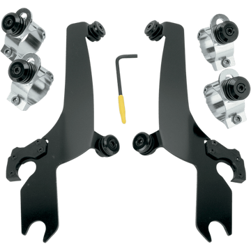 MEMPHIS SHADES Sportshield Trigger-Lock Mounting Kit Black Wide MEB8920