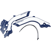 ACERBIS X-Grip Frame Guards Blue/White Gas Gas | Husqvarna