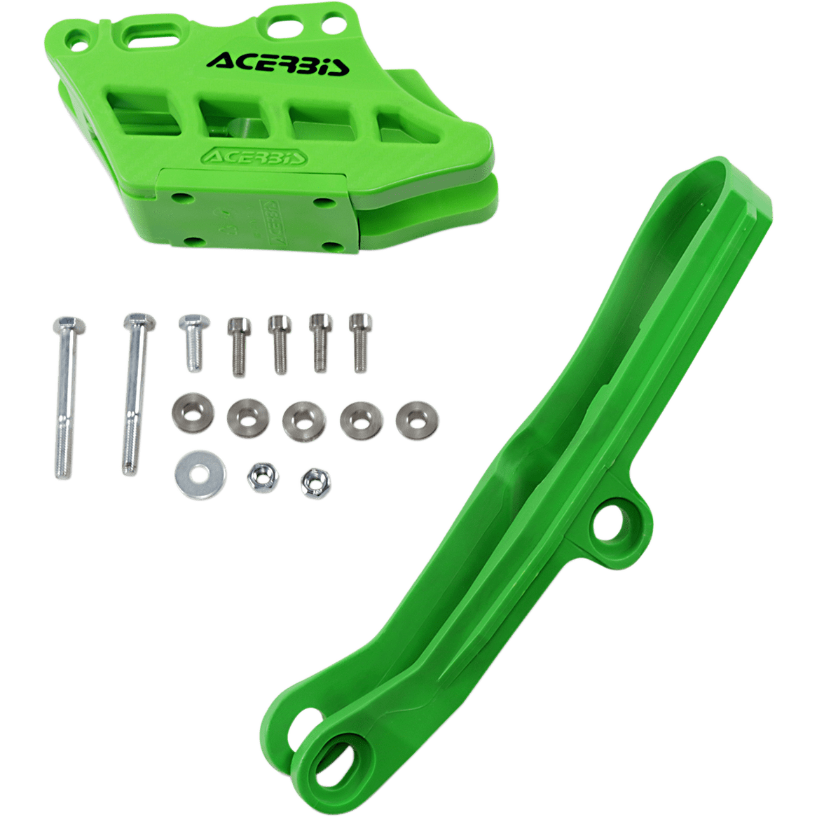 ACERBIS Chain Guide 2.0 and Slider Kit Kawasaki Green 2734950006