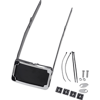 CYCLE VISIONS LP Plate Frame & Mount with Signals FLSL Chrome CV4655