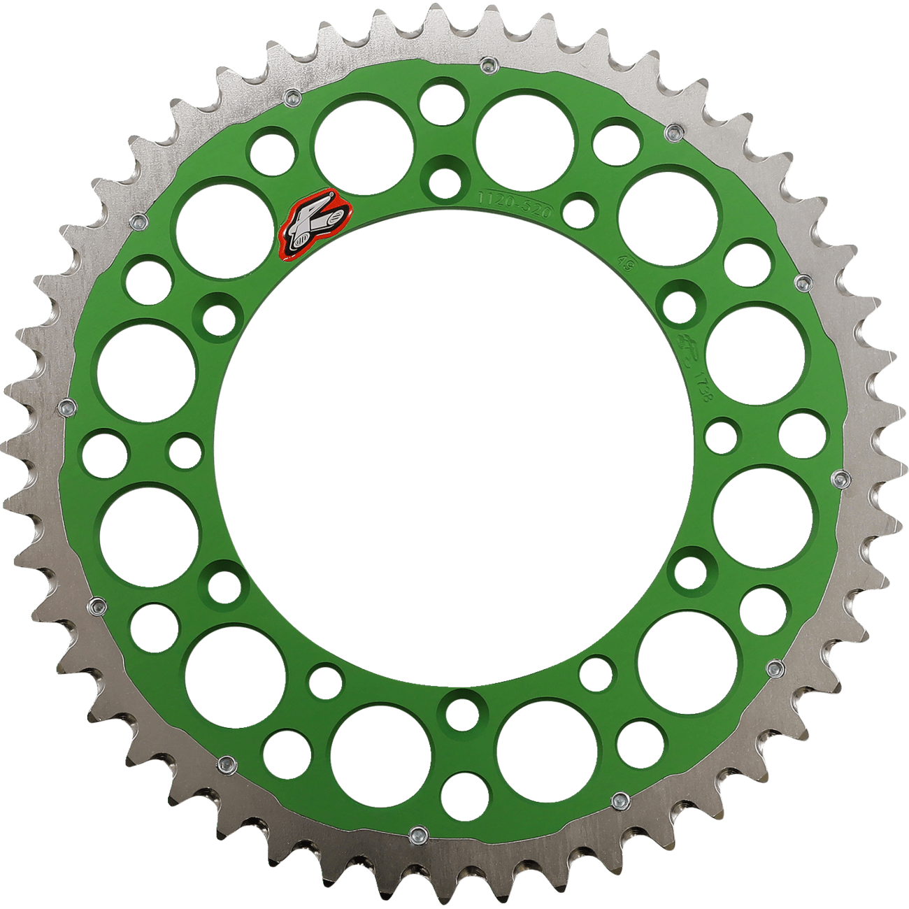 RENTHAL Twinring™ Rear Sprocket 49 Tooth Green 112052049GPGN