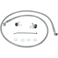 DRAG SPECIALTIES Brake Line Front (Upper) Stainless Steel