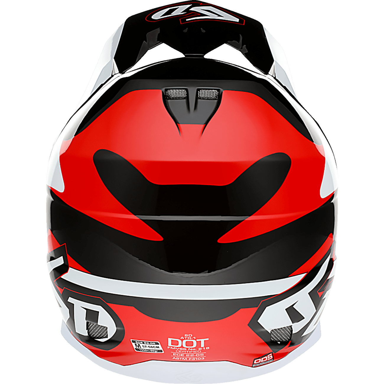 6D HELMETS ATR-1 Helmet Apex Red Large 104537