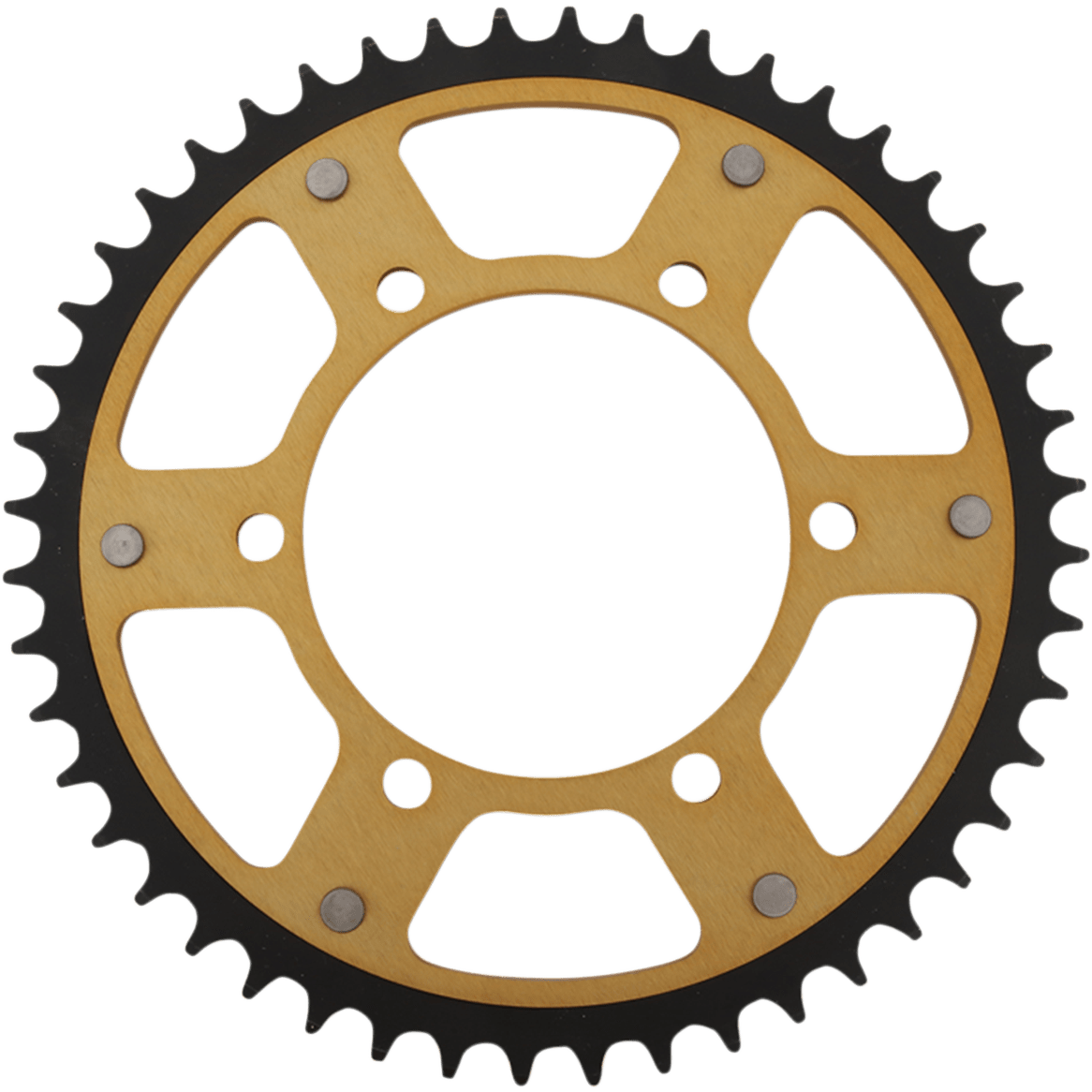 SUPERSPROX Stealth Rear Sprocket 48 Tooth Gold Kawasaki/Yamaha/Suzuki RST48648GLD