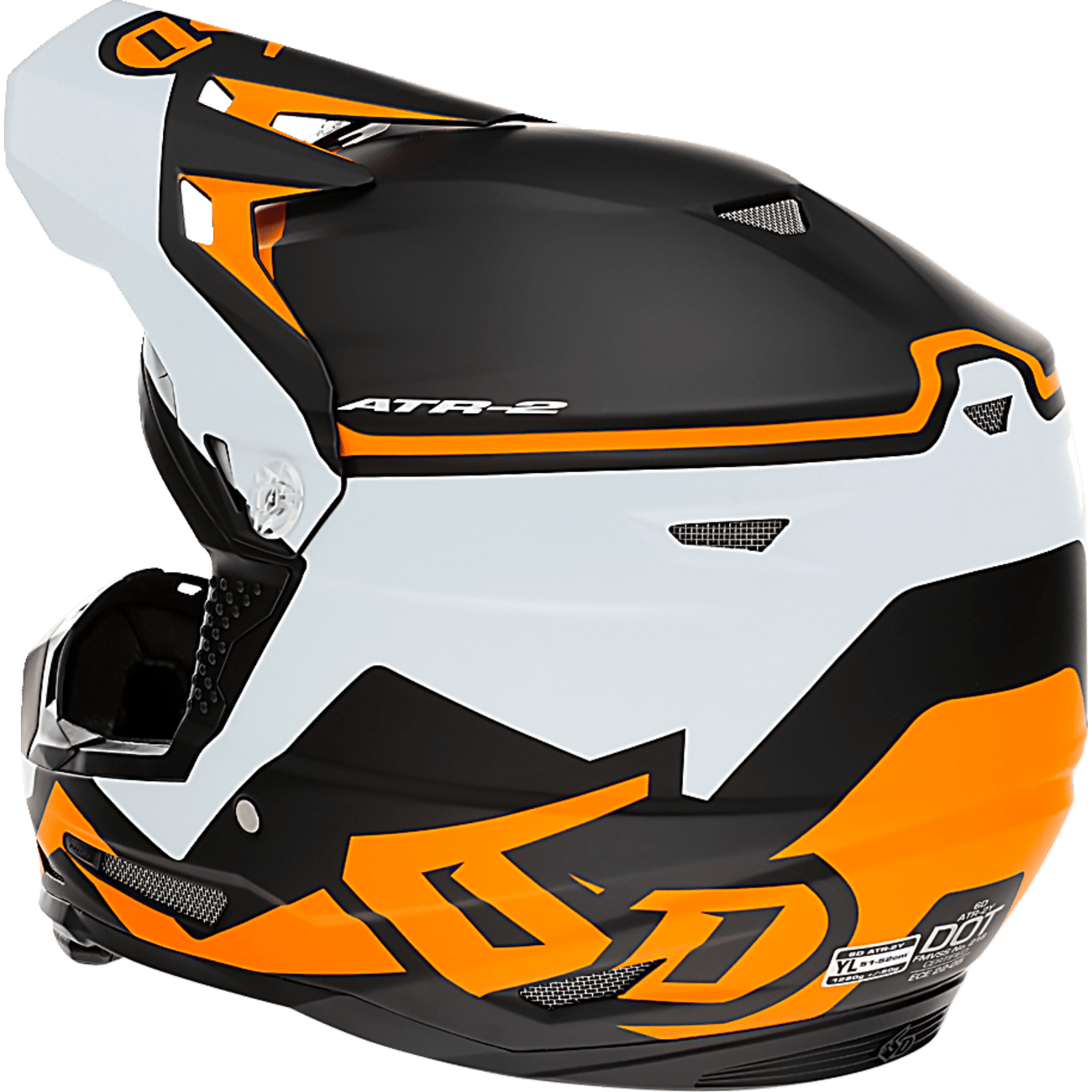 6D HELMETS ATR-2Y Helmet Drive Neon Orange Small 116310