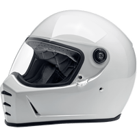 BILTWELL Lane Splitter Helmet Gloss White Large 1004104104