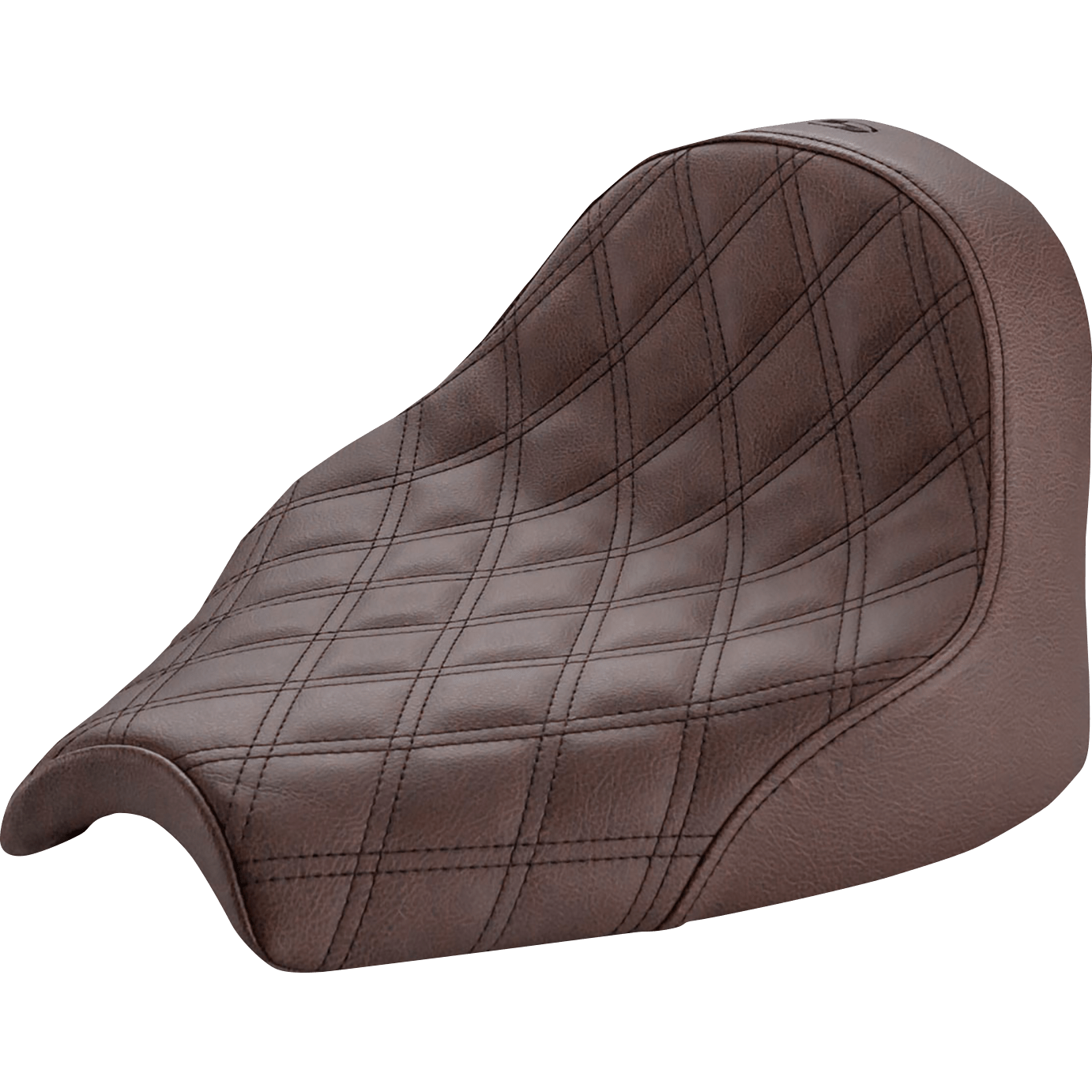 SADDLEMEN Seat Renegade Solo Lattice Stitched Brown I2104002BLS