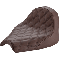 SADDLEMEN Seat Renegade Solo Lattice Stitched Brown I2104002BLS