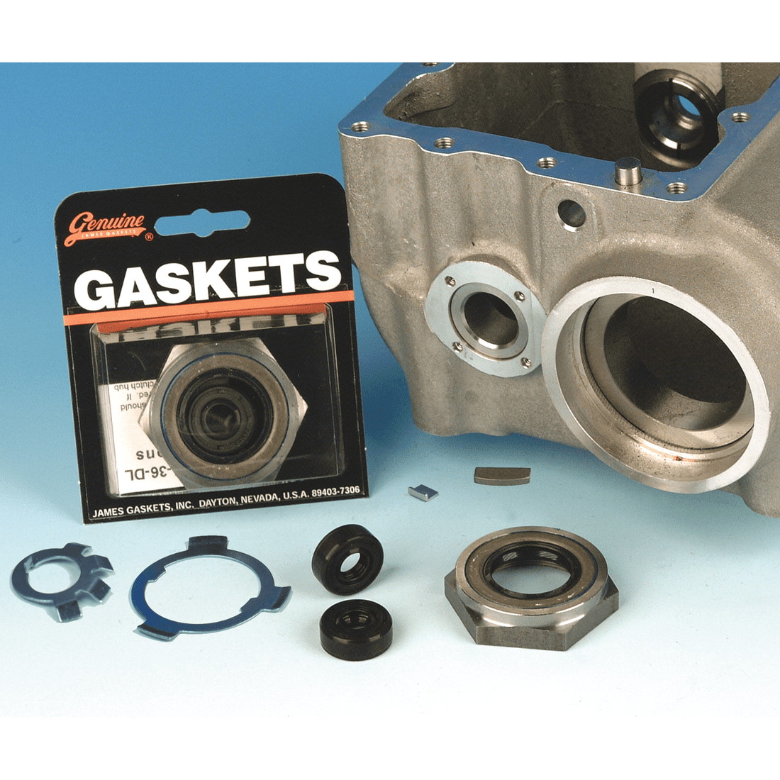 JAMES GASKET Countershaft Nut with Seal Big Twin