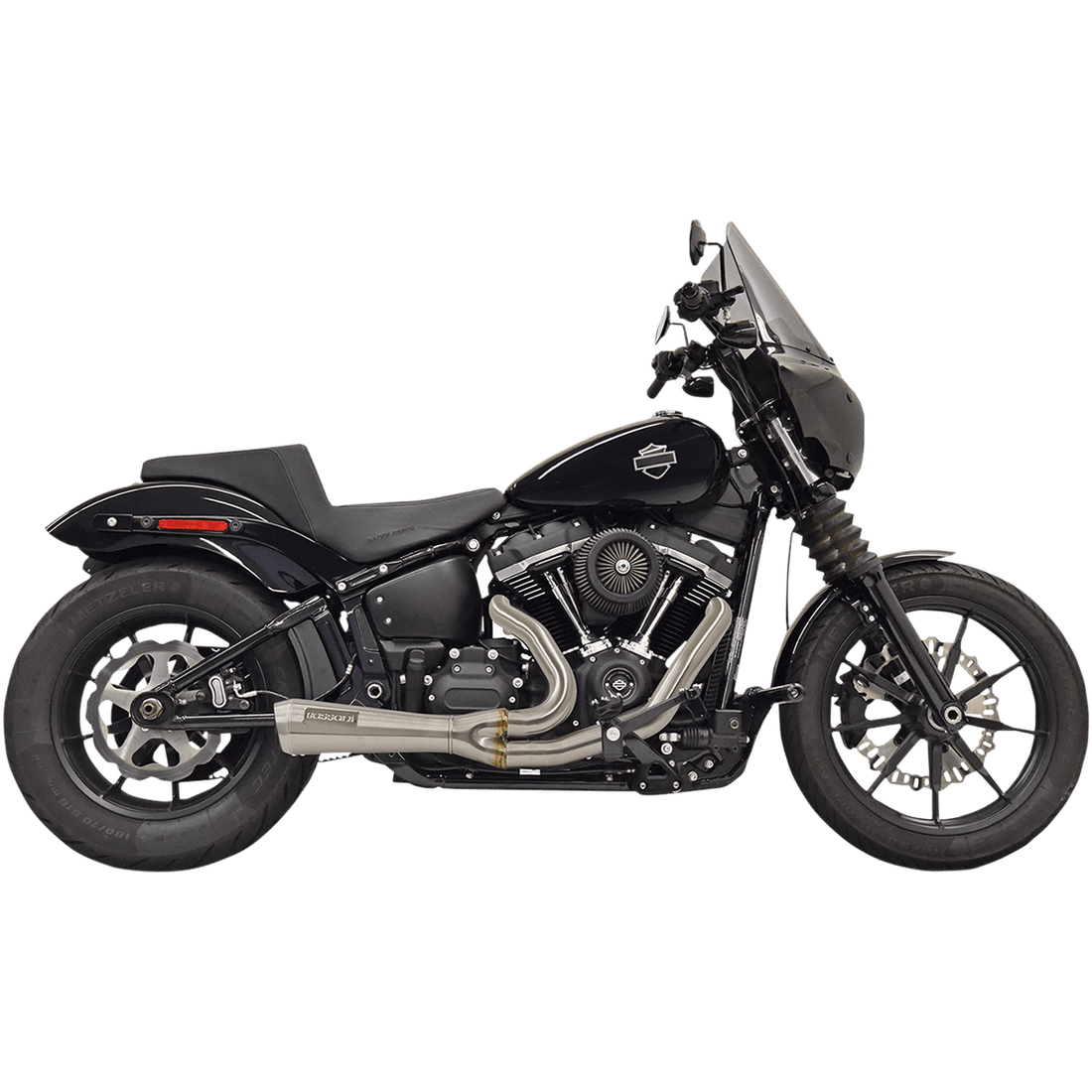 BASSANI XHAUST 2:1 Short Exhaust Stainless Steel 1S73SS