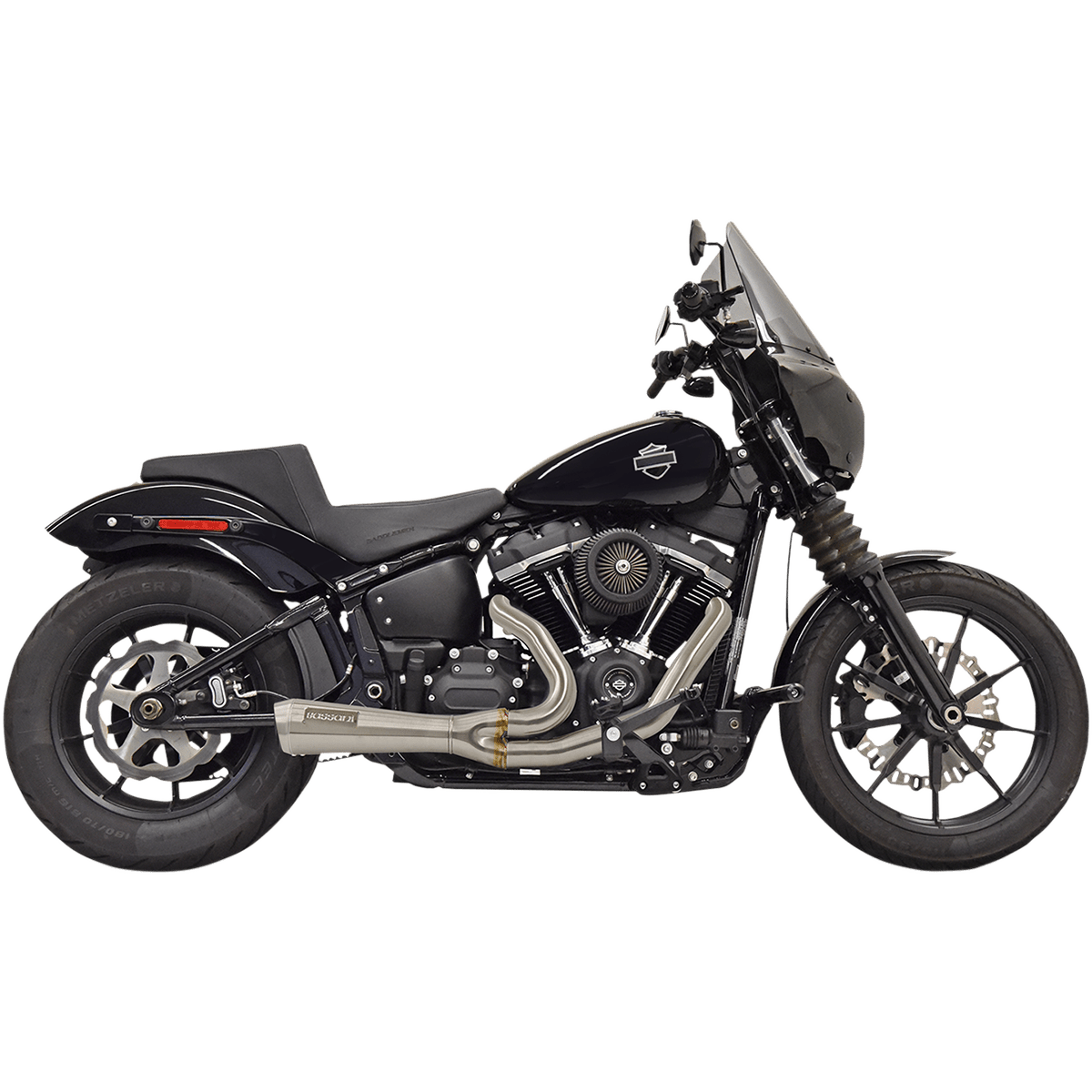 BASSANI XHAUST 2:1 Short Exhaust Stainless Steel 1S73SS