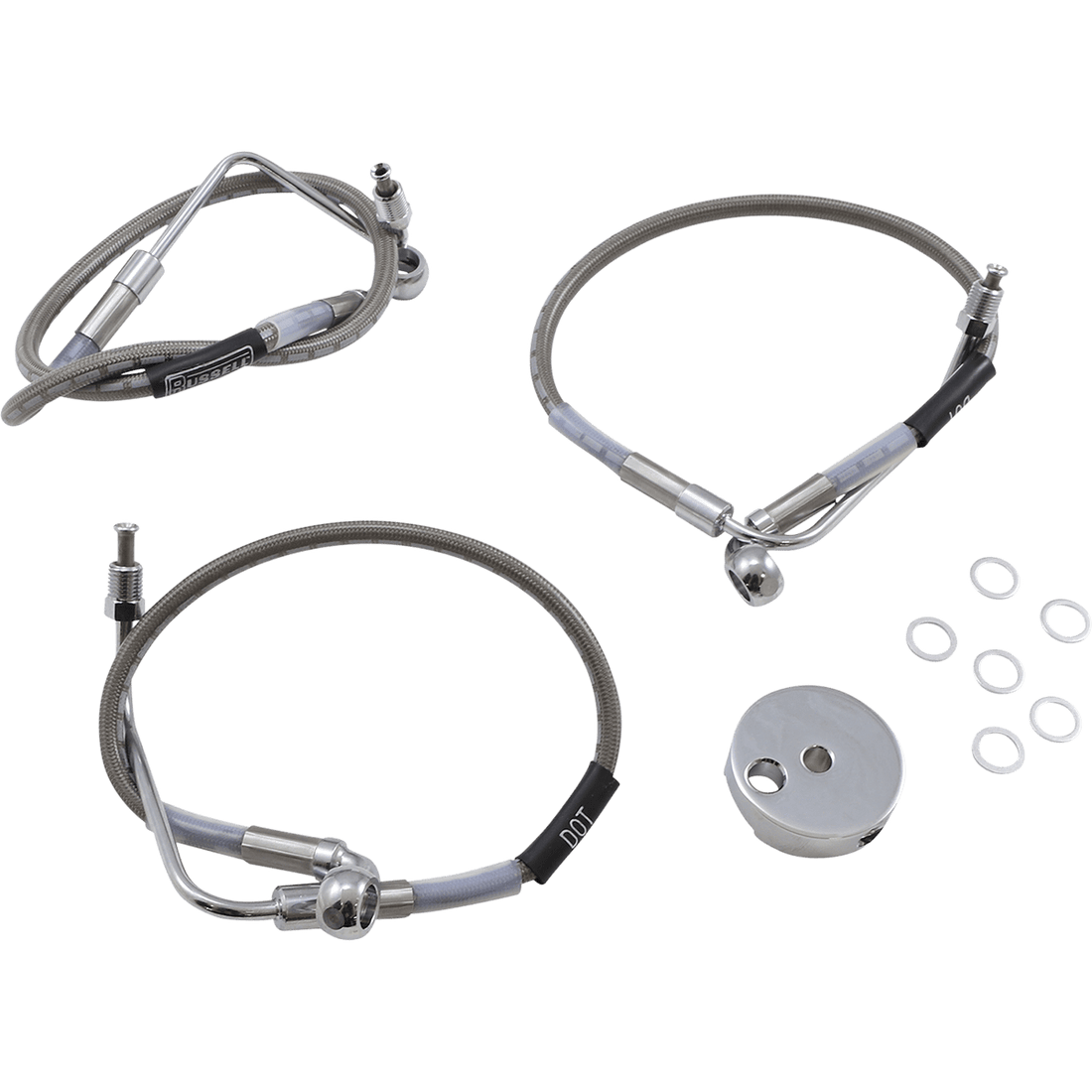 RUSSELL Brake Line Front Stainless Steel R08756DS