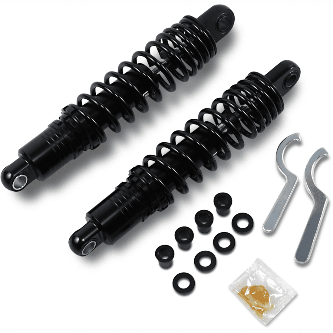 DRAG SPECIALTIES SHOCKS Premium Ride-Height Adjustable Shocks Black Standard 12.5"