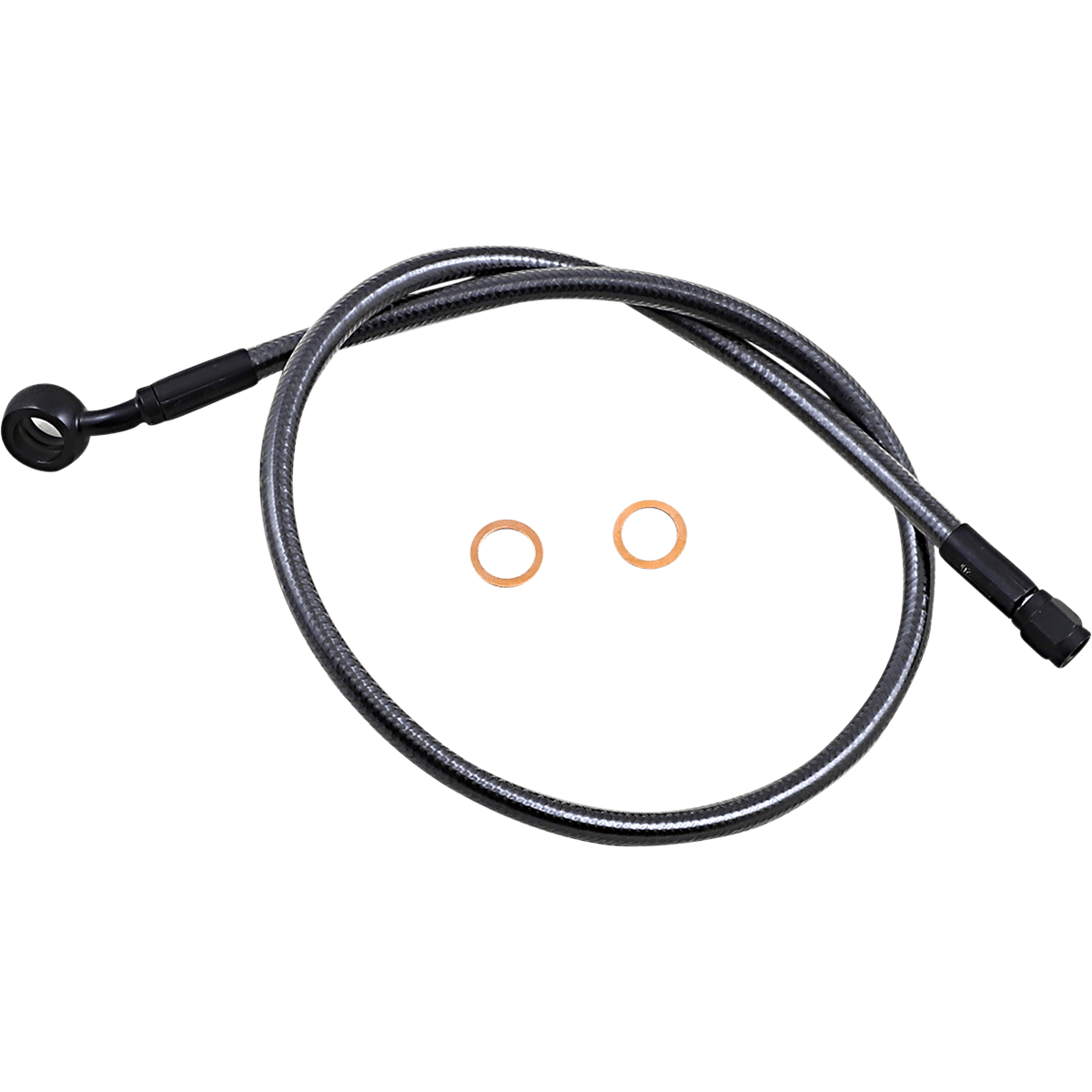 MAGNUM SHIELDING Brake Line 12mm-35° 28" Black Pearl AS478128