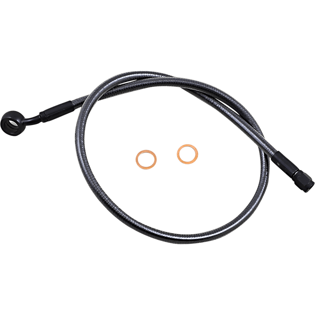 MAGNUM SHIELDING Brake Line 12mm-35° 28" Black Pearl AS478128