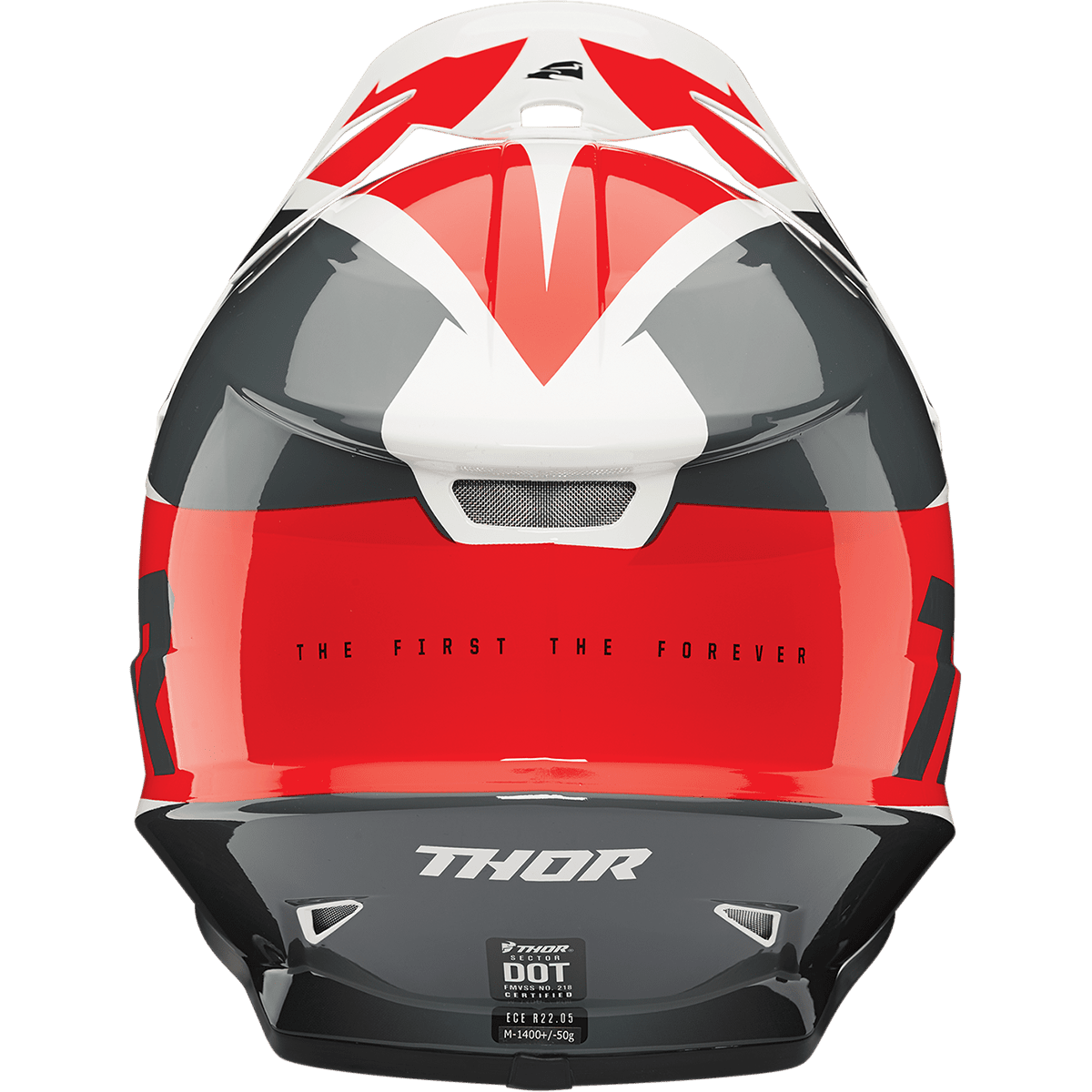 THOR Sector Helmet Fader Red/Black Small