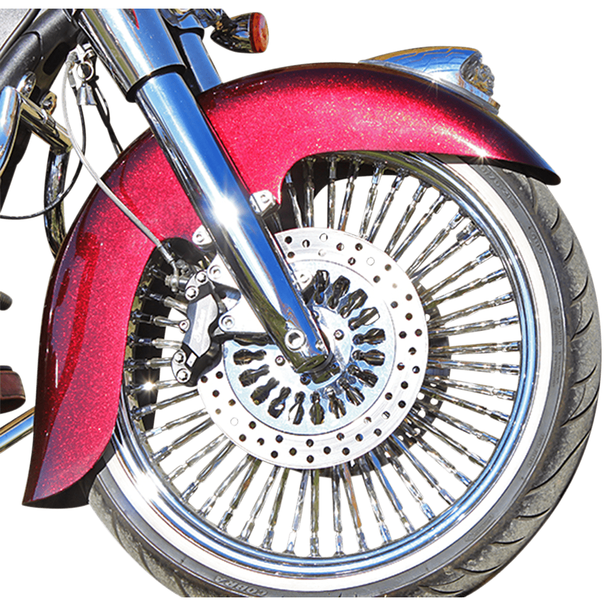 KLOCK WERKS Front Fender Steel Indian/Chief 16"-19" KWF040400