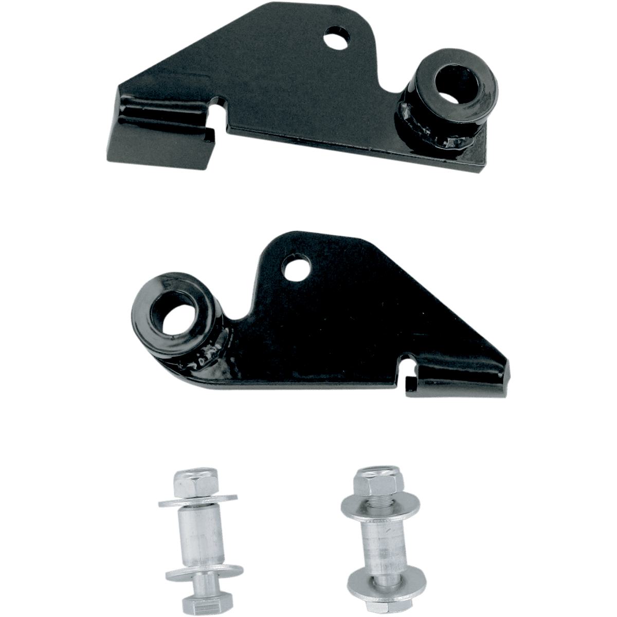 BARON Rear Shock Drop Bracket Lowering Kit Black Lowers 1.50" '98-'03 VT750|'01-'03/'05-'07 VT750DC BA750067