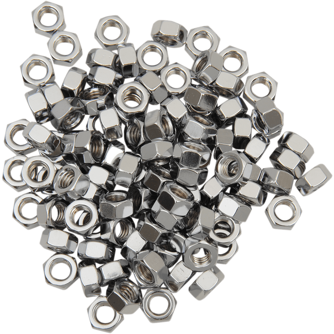 DRAG SPECIALTIES Nut Hex 5/16"-18 Chrome