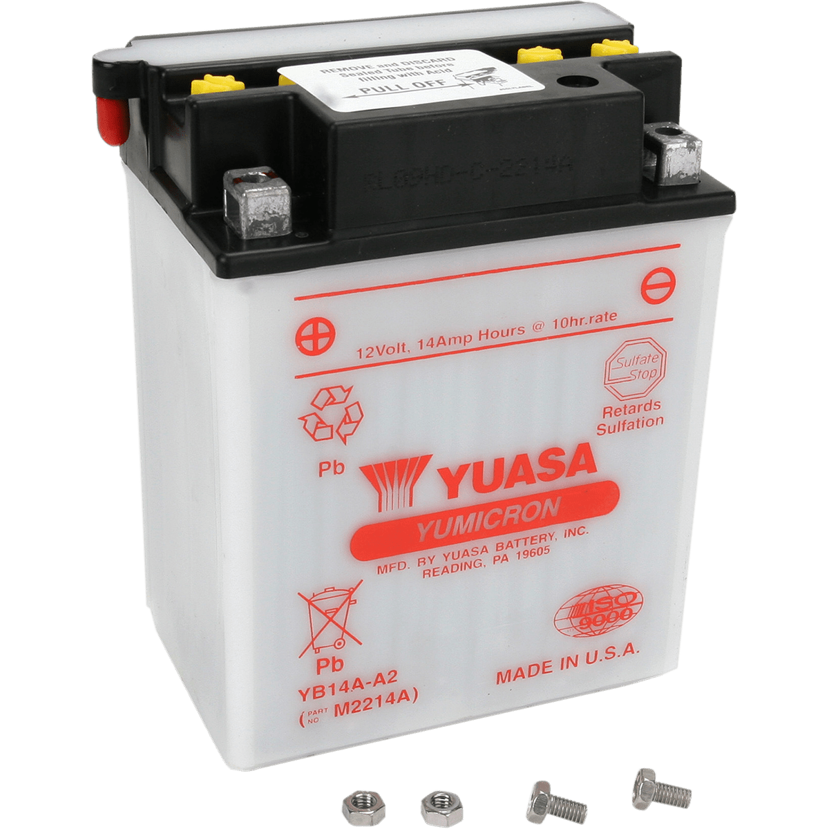 YUASA Battery YB14A-A2 YUAM2214AIND