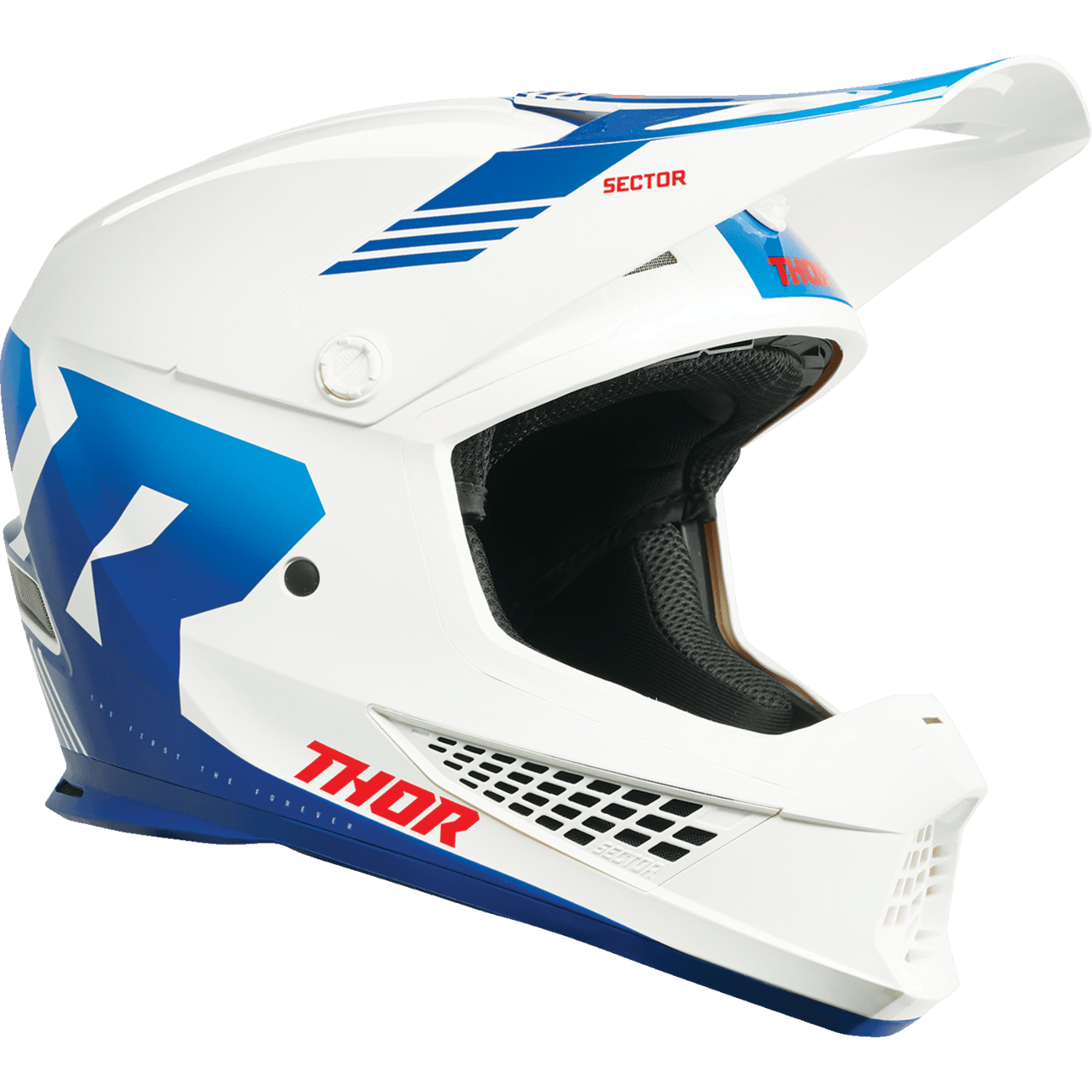 THOR Sector 2 Helmet Carve White/Blue 2XL