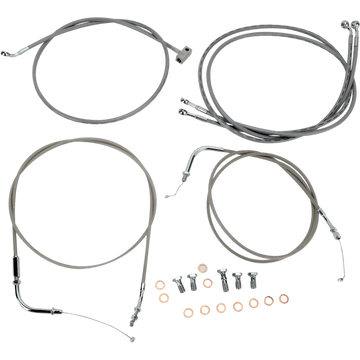 BARON Cable Line Kit 18" 20" Roadliner Stainless Steel BA8059KT18