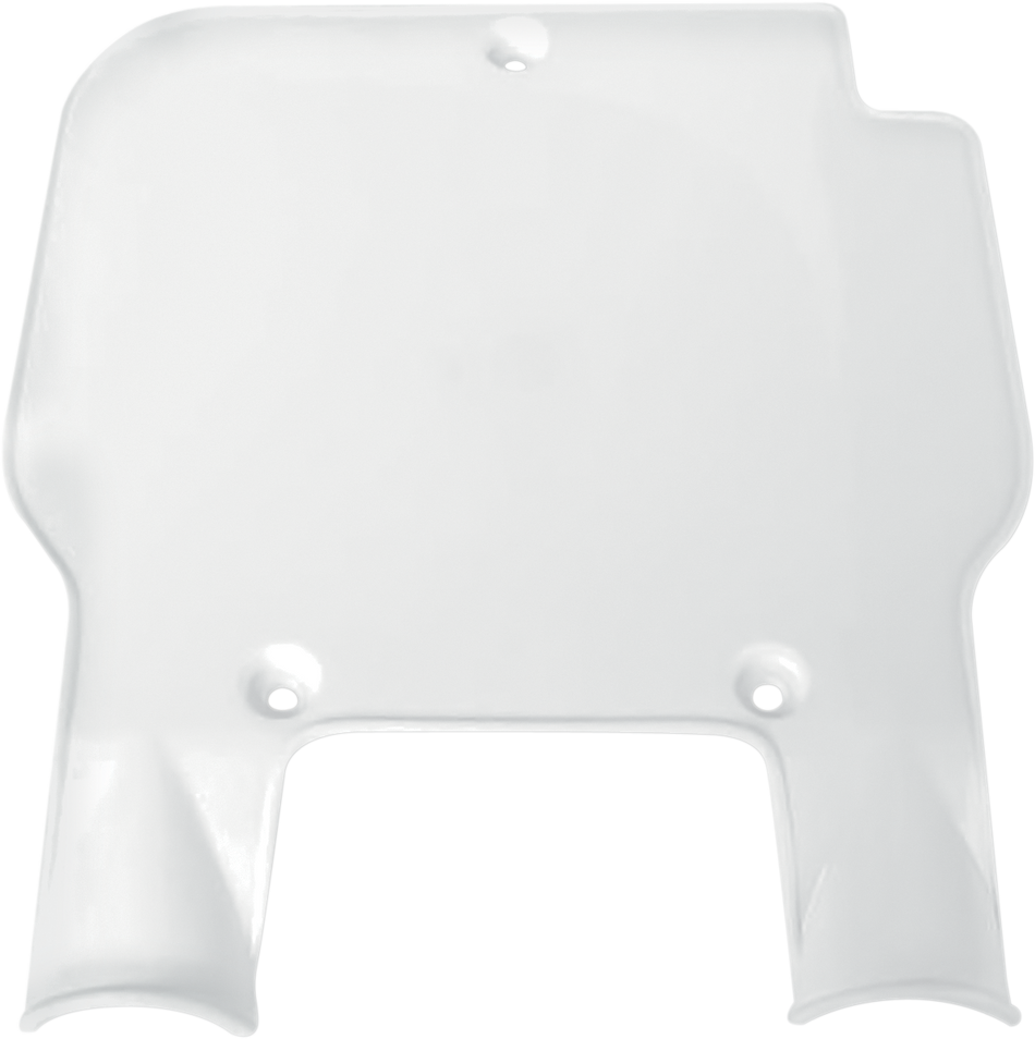 UFO Front Number Plate White