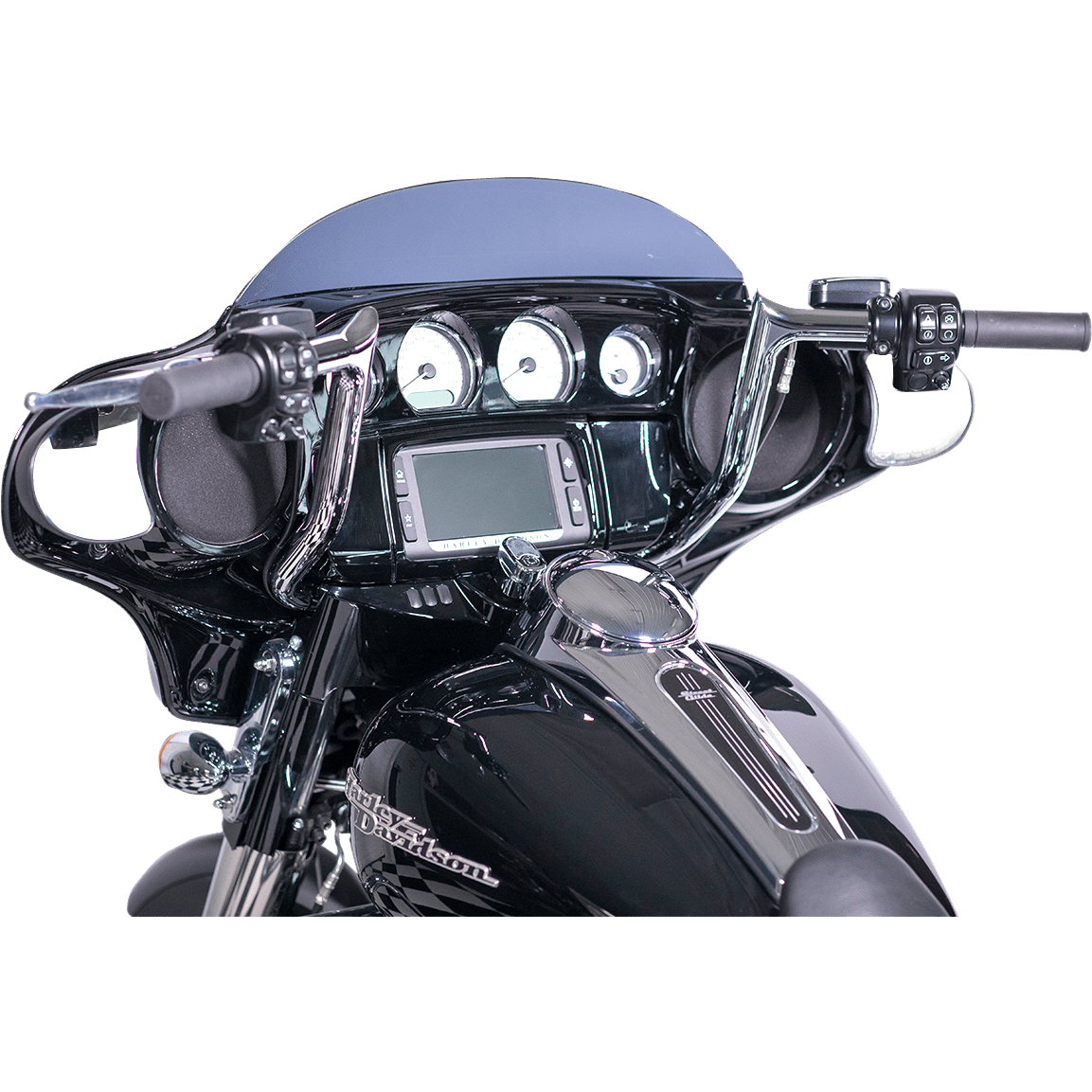 FAT BAGGERS INC. Handlebar Pointed Top 12" Chrome 905012