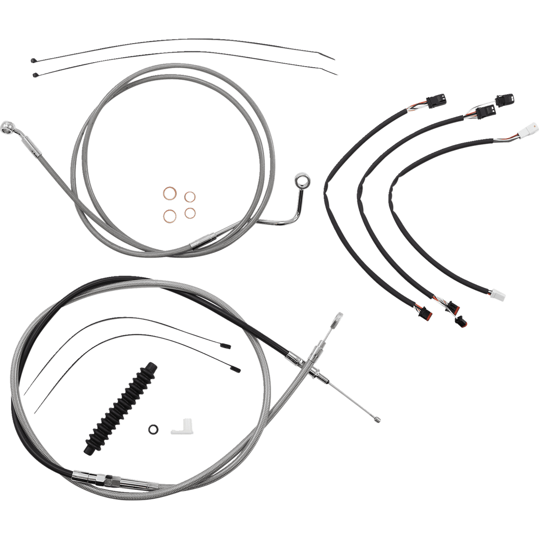 MAGNUM SHIELDING Control Cable Kit XR Stainless Steel/Chrome 589981