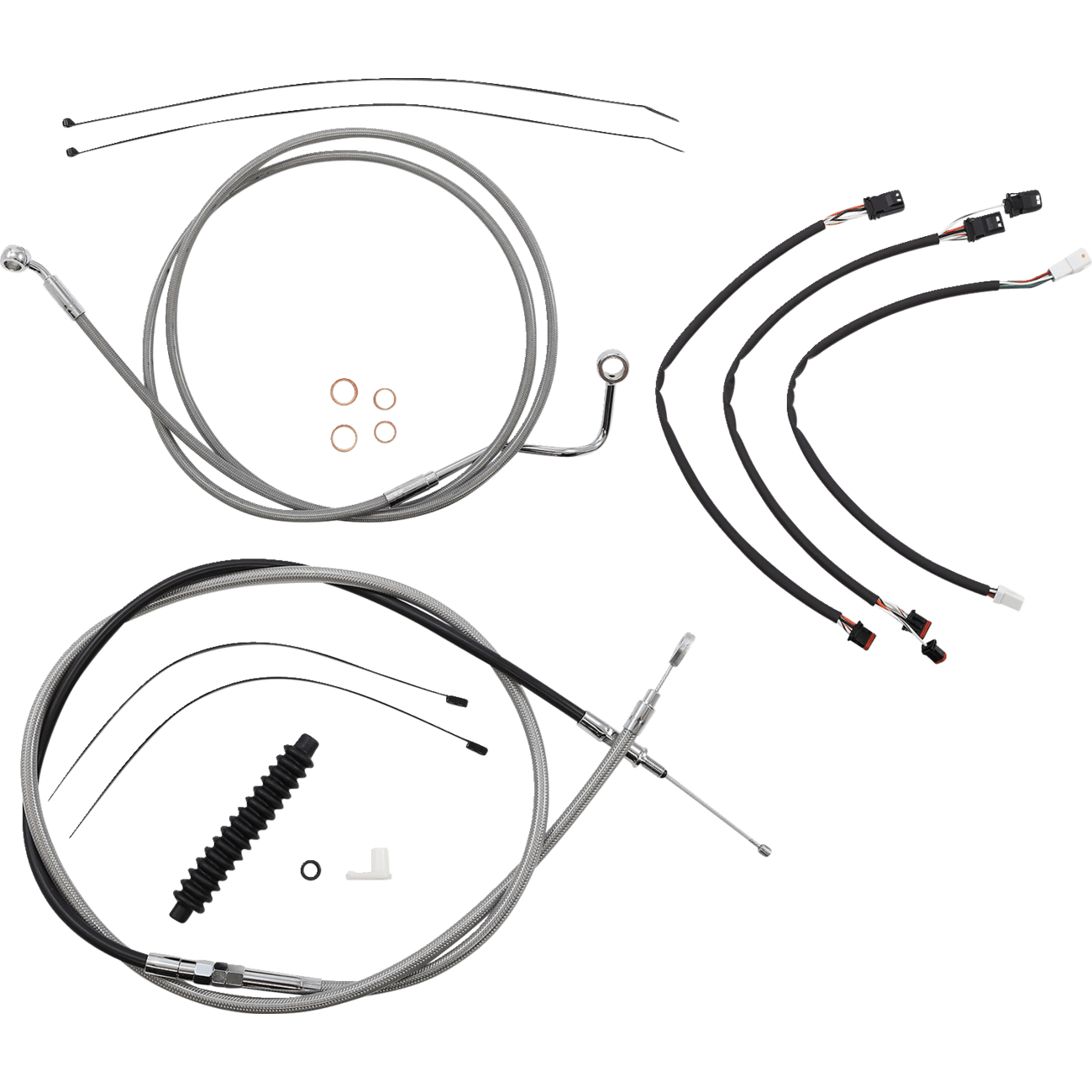 MAGNUM SHIELDING Control Cable Kit XR Stainless Steel/Chrome 589981