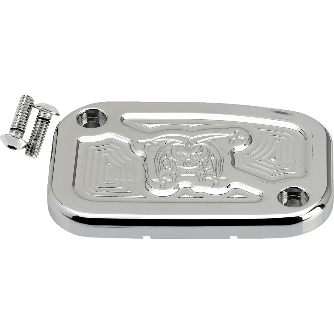 JOKER MACHINE Master Cylinder Cover Hydraulic Clutch Joker Chrome 08013C