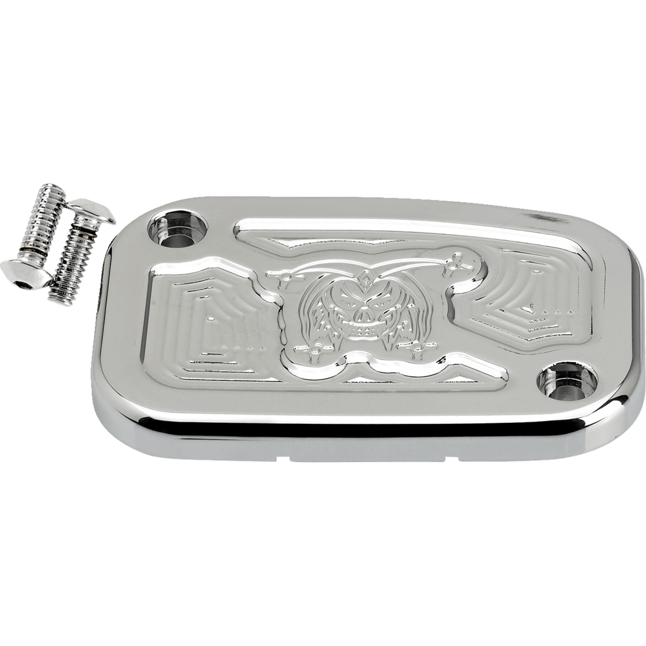 JOKER MACHINE Master Cylinder Cover Hydraulic Clutch Joker Chrome 08013C