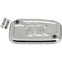 JOKER MACHINE Master Cylinder Cover Hydraulic Clutch Joker Chrome 08013C