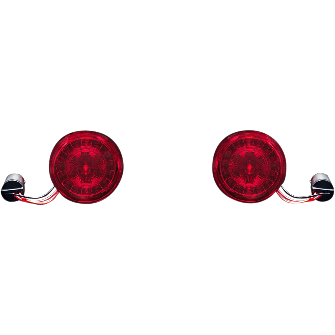 CUSTOM DYNAMICS Rear Turn Signal Insert 1157 Bases Red PBRR1157